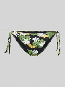 Figi bikini z wiązanym detalem model DASIA banana moon czarne EAN DASIA KALISSA