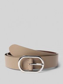 Pasek damski z wysokiej jakości skóry z owalną sprzączką s.Oliver RED LABEL damski EAN 2163177