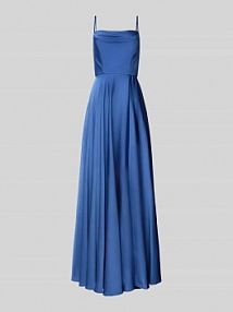 Sukienka wieczorowa z lejącym dekoltem Laona niebieska EAN 24241-3320