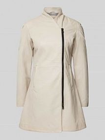 Płaszcz z dwustronnym zamkiem błyskawicznym model Cita MAURITIUS biały damski EAN 1102-0019