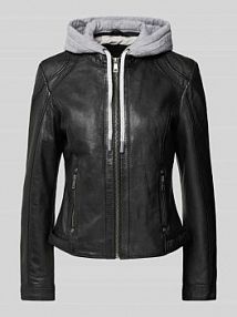 Kurtka z imitacji skóry model Adila MAURITIUS czarna damska EAN 1101-0672
