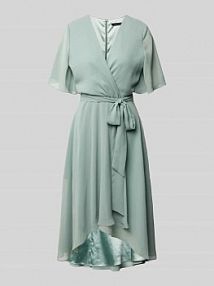 Sukienka koktajlowa z zakładką Swing zielona EAN 5AI10200