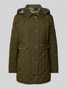 Kurtka pikowana z kapturem Gil Bret oliwkowa damska EAN 90045227
