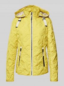 Kurtka pikowana z kieszeniami zapinanymi na zamek błyskawiczny Gil Bret żółta damska EAN 90495230