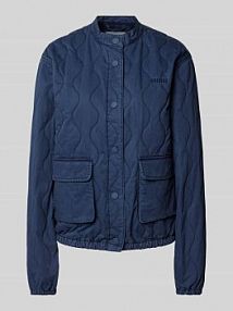 Kurtka pikowana ze stójką model Style Belva mustang granatowa damska EAN 1016132