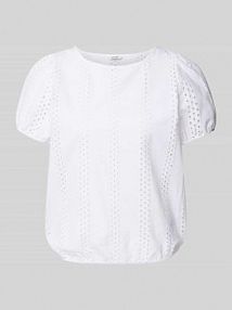 T-shirt z okrągłym dekoltem model Assaria mustang biały damski EAN 1016122