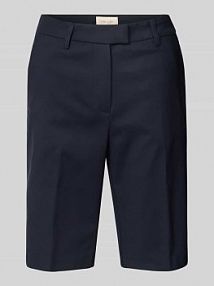 Szorty o kroju regular fit z wpuszczanymi kieszeniami model Isabella FREE/QUENT granatowe damskie EAN 118886