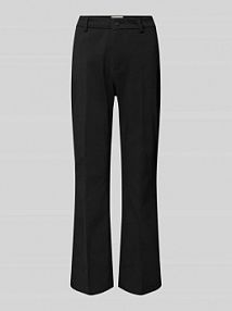 Spodnie materiałowe z wpuszczanymi kieszeniami model Isadora FREE/QUENT czarne damskie EAN 121469