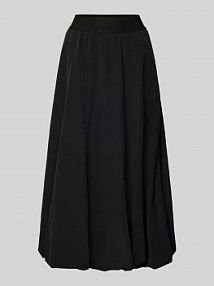 Spódnica midi z elastycznym pasem model Mindy FREE/QUENT czarna EAN 205742