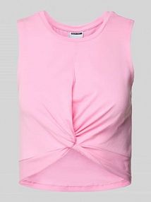 Top krótki z marszczeniami model TWIGGI Noisy May różowy damski EAN 27007593