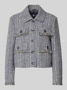 Żakiet z wykładanym kołnierzem LUISA CERANO niebieski EAN 418361 3706