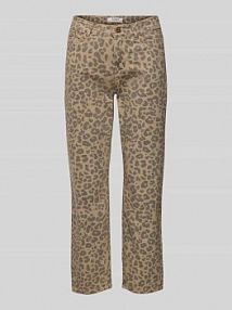 Jeansy o skróconym kroju model Ella TONI beżowe damskie EAN 15-05 1306-3