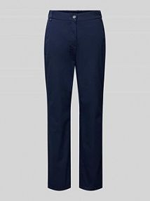 Chinosy o skróconym kroju regular fit model Sue TONI niebieskie EAN 21-21 1805-18