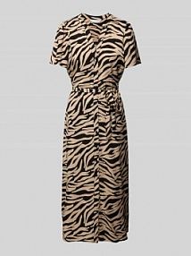 Sukienka midi z wiązanym paskiem Apricot czarna EAN 865747