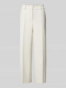 Spodnie materiałowe z prostą nogawką o skróconym kroju model CALIFORNIA CAMBIO beżowe damskie EAN 6348 0307/00