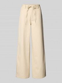 Jeansy z wiązanym paskiem model Adanna moves białe damskie EAN MO10644250