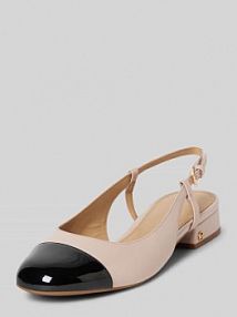 Baleriny ze sprzączką model PERLA MICHAEL Michael Kors różowe EAN 40R4PLFP1L