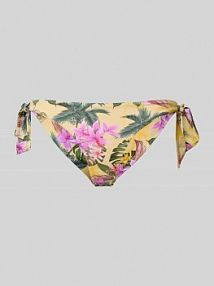 Figi bikini z bocznym wiązaniem model Rina banana moon żółte EAN LIMETROPIC RINA