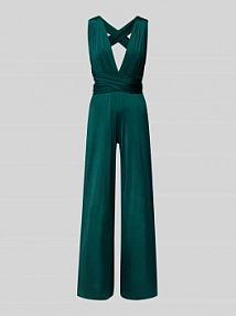 Kombinezon z dekoltem w serek Rose Avenue zielony EAN Multiway Jumpsuit
