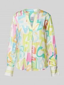 Tunika o kroju regular fit z bufiastymi rękawami Emily Van den Bergh biała EAN 8564-152710