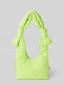 Torebka z wiązanymi detalami model BIWA Lefrik zielona EAN BIWA MINI