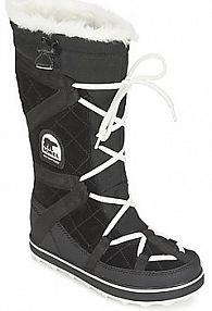 Kozaki Sorel czarne damskie Śniegowce   GLACY EXPLORER