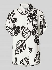 Bluzka o kroju relaxed fit z krótkim rękawem JAKE*S STUDIO WOMAN biała damska EAN 74968100381