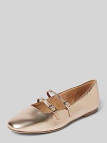 Baleriny ze sprzączkami tamaris złote EAN 1-22142-44