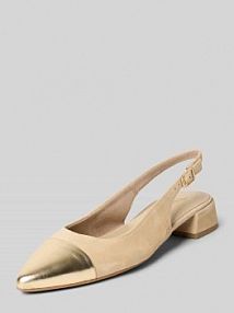 Baleriny skórzane na słupku tamaris beżowe EAN 1-29400-44