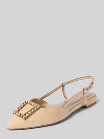 Baleriny z aplikacją tamaris brązowe EAN 1-29403-42