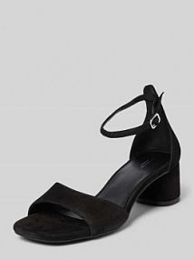 Sandały skórzane na słupku model Piper Vagabond czarne EAN 5921-040