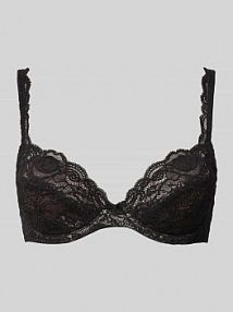 Biustonosz push up z koronki model Cyrile MARIE JO czarny EAN 102927