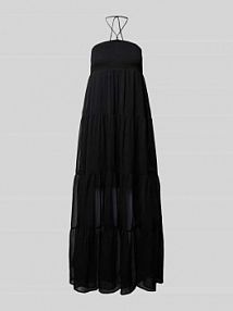 Długa sukienka z efektem stopniowania model FAIRY Noisy May czarna EAN 27033803