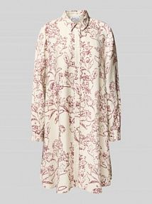 Sukienka koszulowa o długości do kolan z listwą guzikową na całej długości JAKE*S STUDIO WOMAN czerwona EAN 74960700391