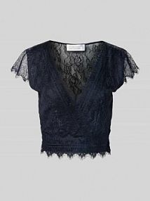 Top z efektem podpalenia model Esme GUIDO MARIA KRETSCHMER WOMAN granatowy damski EAN GMK4537003