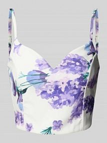 Top z dekoltem w serek model Ashley GUIDO MARIA KRETSCHMER WOMAN fioletowy damski EAN GMK4527001