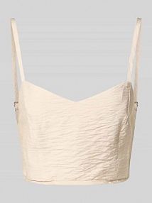 Top krótki z imitacji denimu model Athina GUIDO MARIA KRETSCHMER WOMAN damski EAN GMK4037002