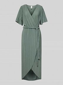 Sukienka koktajlowa w kopertowym stylu model OLINDA YAS zielona EAN 26032679