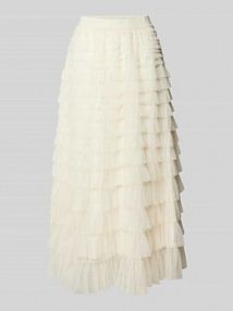 Spódnica midi z dołem obszytym falbaną model FAIRY YAS EAN 26037270