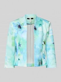 Kurtka koktajlowa z rękawem o dł. 3/4 Swing niebieska damska EAN 4AI01500