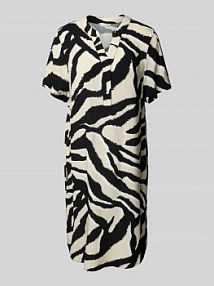 Sukienka koszulowa z lejącej czystej wiskozy Tom Tailor czarna EAN 1046491