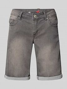 Szorty jeansowe o kroju regular fit z 5 kieszeniami model Italy Buena Vista szare EAN 888-B5876
