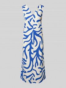 Sukienka midi z dekoltem w serek model CHARLOTTA GUIDO MARIA KRETSCHMER WOMAN niebieska EAN GMK4646001