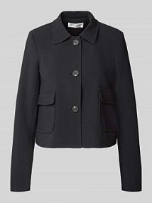 Żakiet z nakładanymi kieszeniami z patką model RITA GUIDO MARIA KRETSCHMER WOMAN czarny EAN GMK4634001