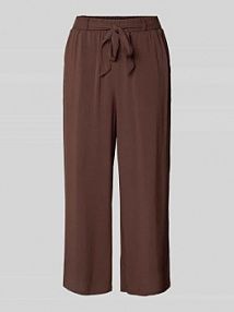 Kuloty z wiskozy z wiązanym paskiem Soyaconcept brązowe EAN 17032