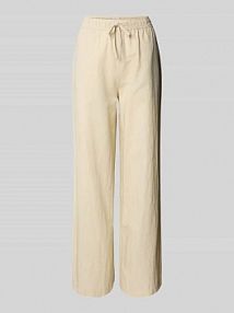 Spodnie materiałowe z elastycznym pasem model Tuscaloosa mustang beżowe damskie EAN 1016583