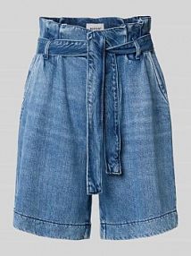 Bermudy z materiału stylizowanego na denim model Jericho mustang niebieskie damskie EAN 1016559