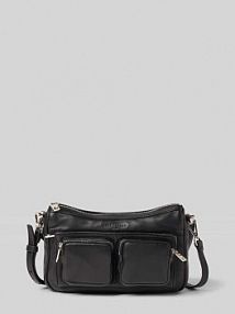 Torba skórzana na ramię z detalem z logo model Maia liebeskind berlin czarna EAN 2162819