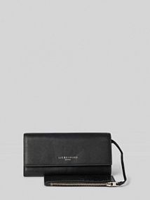 Portfel z nadrukiem z logo model Valentina liebeskind berlin czarny damski EAN 2165466