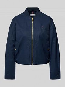 Bomberka o kroju regular fit z mieszanki bawełny Tommy Hilfiger granatowa EAN WW0WW45619